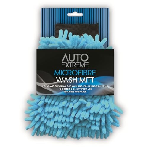 AlezyB Microfibre Noodle Wash Mitt, Washing Mitt