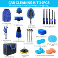 Houbobo 24-Piece Car Cleaning Kit with Drill Brushes