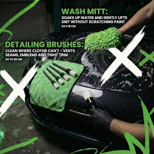 Drift Detailing 27-Piece Car Cleaning Kit with Detailing Brushes-3