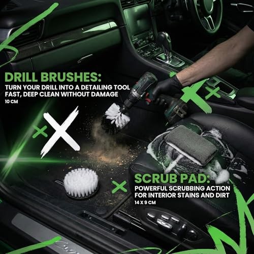 Drift Detailing 27-Piece Car Cleaning Kit with Detailing Brushes-4