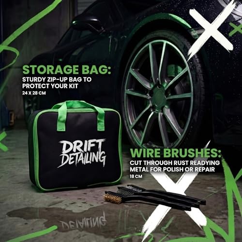 Drift Detailing 27-Piece Car Cleaning Kit with Detailing Brushes-6