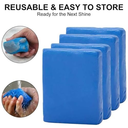 ROHMERIQUE 4 Pack Car Clay Bar Kit, 100g Each-2