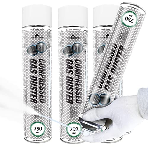 AABCOOLING Gas Duster Freezing Spray, Pack of 3 x 750ml