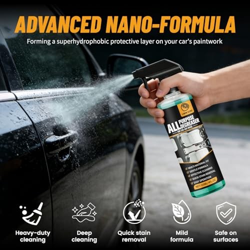 CHENRI All-Purpose Degreaser Spray for Car and Home, Lemon Scent-1