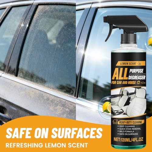 CHENRI All-Purpose Degreaser Spray for Car and Home, Lemon Scent-4