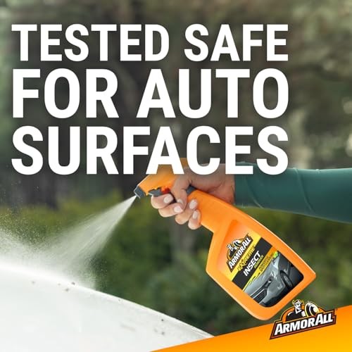 Armor All 7-Piece Car Cleaning Kit with Glass Cleaner, Wheel & Tyre Cleaner, Insect Remover, Car Wash & Wax, Jumbo Sponge, Microfibre Cloth and California Scents Air Freshener-4