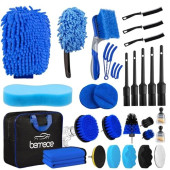 Bemece 31-Piece Car Detailing Kit, Blue