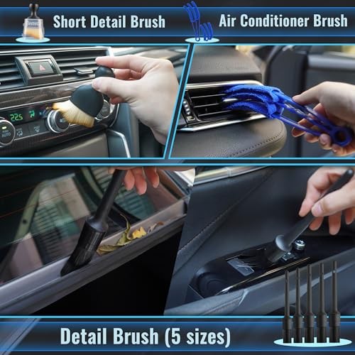 Bemece 31-Piece Car Detailing Kit, Blue-5