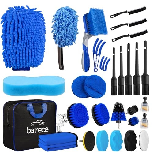 Bemece 31-Piece Car Detailing Kit, Blue