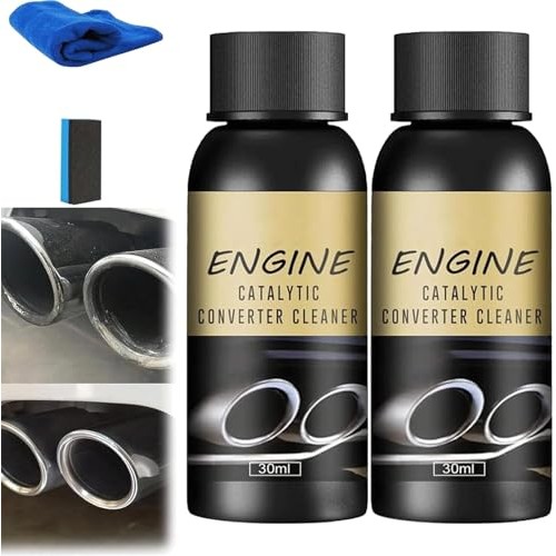 Qoobom Catalytic Converter & Fuel System Cleaner, 2Pcs