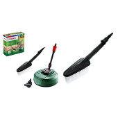Bosch Pressure Washer Home and Car Cleaning Kit with Patio Cleaner, Wash Brush and 90° Nozzle