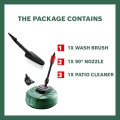Bosch Home and Car Pressure Washer Cleaning Kit with AquaSurf 250, Wash Brush and 90° Nozzle