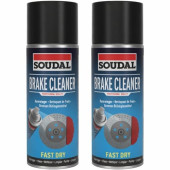 AXpower Brake Cleaner Spray 400ml, Pack of 2