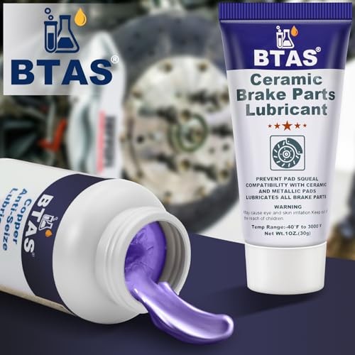 BTAS Brake Caliper Grease, high temp silicone synthetic ceramic assembly grease, 60g-6