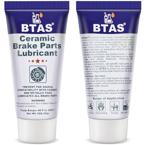 BTAS Brake Caliper Grease, high temp silicone synthetic ceramic assembly grease, 60g-8