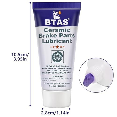 BTAS Brake Grease for Brake Parts, Caliper Sliding Pin and Pad Lubricant, 30g-6