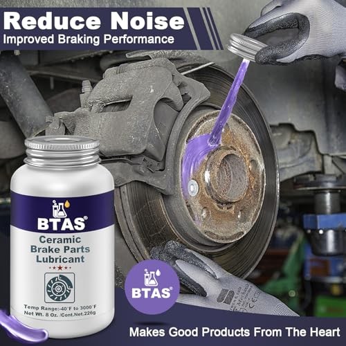 BTAS Synthetic Ceramic Brake Pad Grease with Brush, 226g-4