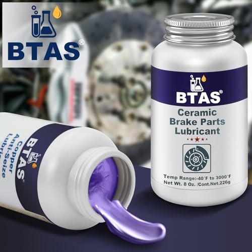 BTAS Synthetic Ceramic Brake Pad Grease with Brush, 226g-5