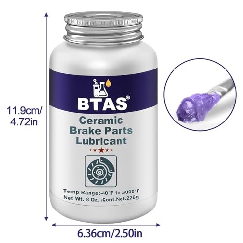 BTAS Synthetic Ceramic Brake Pad Grease with Brush, 226g-6