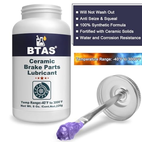 BTAS Synthetic Ceramic Brake Pad Grease with Brush, 226g-7