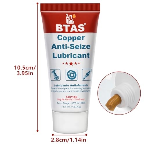 BTAS Copper Anti-Seize Compound Thread Lubricant Grease, 30g-6