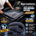DoitEasy 15 Piece Car Cleaning and Detailing Kit with Drying Towel, Microfibre Towels, Wash Mitt, Alloy Wheel Brush and Interior Brushes