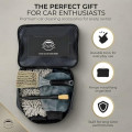 LUXORA AUTO Car Cleaning Kit with Microfibre Towels, Wash Mitts and 800GSM Drying Towel