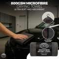 LUXORA AUTO Car Cleaning Kit with Microfibre Towels, Wash Mitts and 800GSM Drying Towel