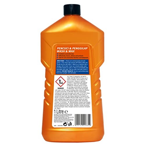 Armor All Wash and Wax Car Shampoo, 500ml Pack of 2-1