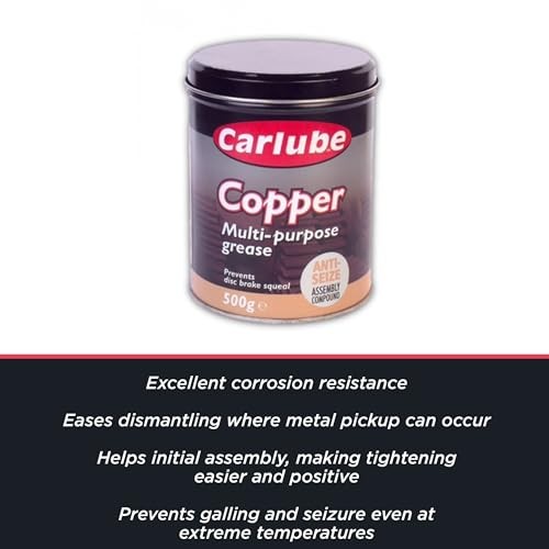 Carlube XCG500 Copper Multi-Purpose Grease 500g, Pack of 2-2