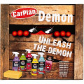 CarPlan Demon 7-Piece Car Care Gift Pack with Demon Shine, Wheels, Foam and Tyres