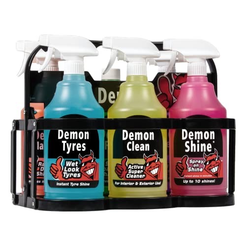 CarPlan Demon Car Care Carrier Kit with 6 x 1L Bottles-2