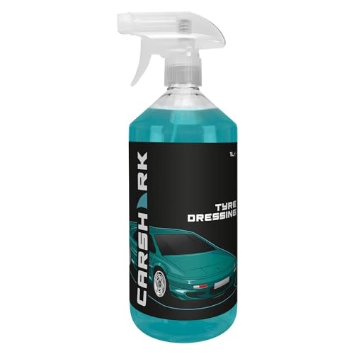 CARSHARK 9-piece car cleaning kit with snow foam, tyre dressing, wheel cleaner, interior dressing, quick detailer, glass cleaner, screenwash tabs, sponge and 2 microfibre cloths-3