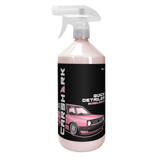 CARSHARK 9-piece car cleaning kit with snow foam, tyre dressing, wheel cleaner, interior dressing, quick detailer, glass cleaner, screenwash tabs, sponge and 2 microfibre cloths-5