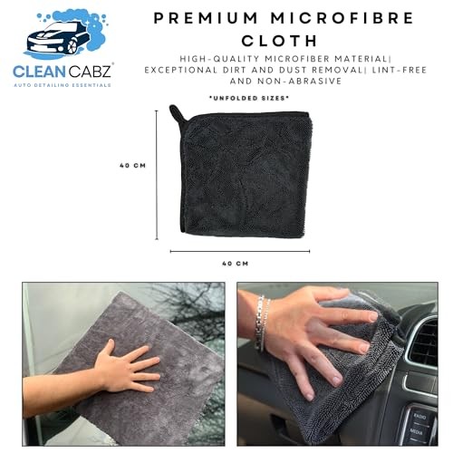 Clean Cabz 8-Piece Premium Car Cleaning Kit with Pet Hair Remover, Cleaning Putty and Brushes-4