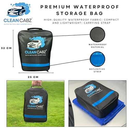 Clean Cabz 8-Piece Premium Car Cleaning Kit with Pet Hair Remover, Cleaning Putty and Brushes-8