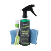 Diamond Shine System Interior Car Cleaner 500ml with Mini Detailer Brush and Microfibre Cloth