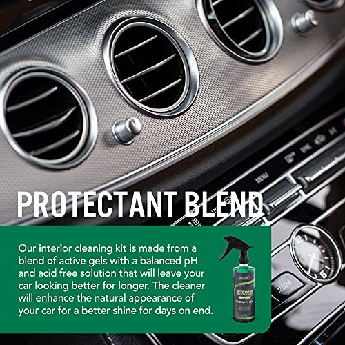 Diamond Shine System Interior Car Cleaner 500ml with Mini Detailer Brush and Microfibre Cloth-6