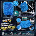 DoitEasy 12-Piece Car Cleaning Kit with Microfibre Towels, Wash Mitts, Wheel Brush and Detailing Brushes