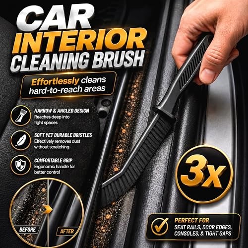 DoitEasy 12-Piece Car Cleaning Kit with Microfibre Towels, Wash Mitts, Wheel Brush and Detailing Brushes-7