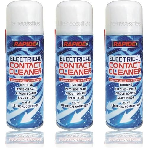 WITPOCE Electrical Contact Cleaner Spray, 3 x 200ml