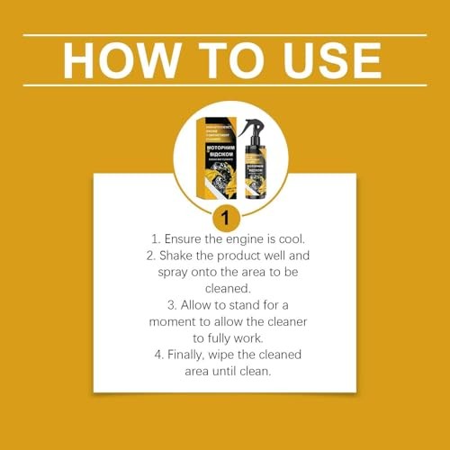 Generico Engine Compartment Cleaner Spray for Cars, SUVs, Campers and Workshop Use-3