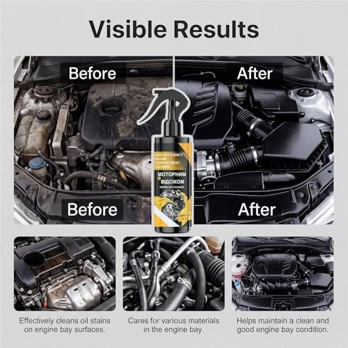 Generico Engine Compartment Cleaner Spray for Cars, SUVs, Campers and Workshop Use-4