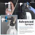 FIRSTINFO A1635 Refillable Brake Cleaner Spray Bottle, 650ml Aluminium Pressure Sprayer, Two-way Nozzle