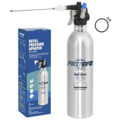 FIRSTINFO A1635 Refillable Brake Cleaner Spray Bottle, 650ml Aluminium Pressure Sprayer, Two-way Nozzle