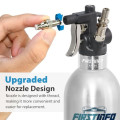 FIRSTINFO Refillable Brake Cleaner Spray Bottle, 650ml Aluminium Aerosol Sprayer with Mist Nozzle