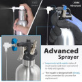 FIRSTINFO Refillable Brake Cleaner Spray Bottle, 650ml Stainless Steel with Two-way Nozzle