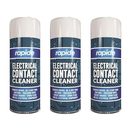 GSV Essentials Electrical Contact Cleaner Spray 200 ml, 3-Pack