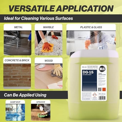 HLS Supplies DG-15 Heavy Duty Degreaser Cleaner 20L-2