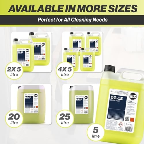 HLS Supplies DG-15 Heavy Duty Degreaser Cleaner 20L-6